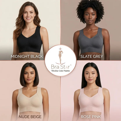The 2-in-1 Posture Bra — Breast Lifter & Back Support, Wire-Free Front Closure